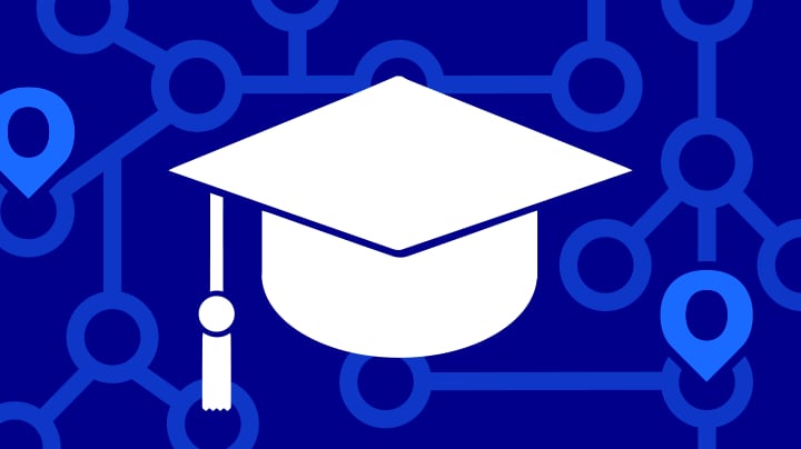 Graphic of a graduation cap