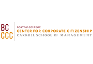 Logo del Centro per la cittadinanza d'impresa del Boston College