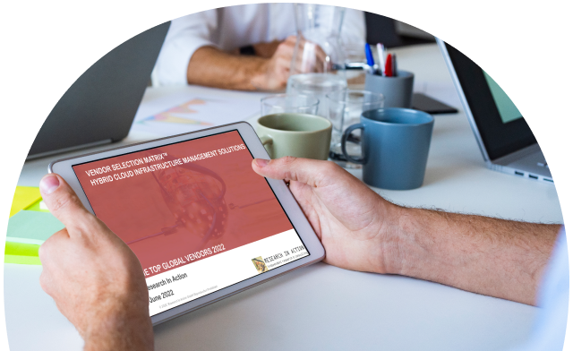A person holding a tablet