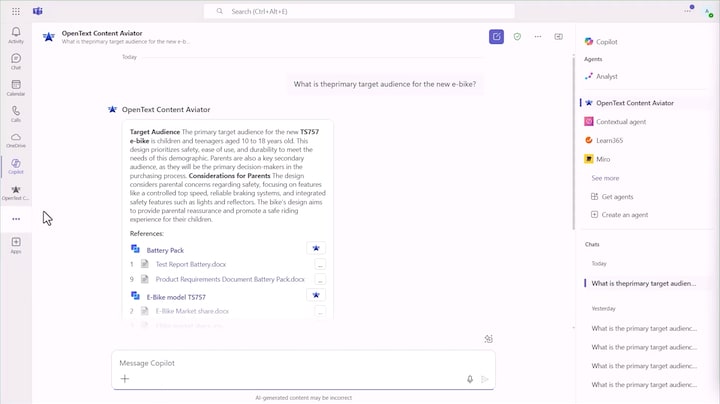 content aviator integrating with copilot