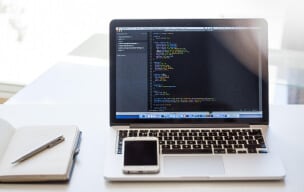 Laptop screen image