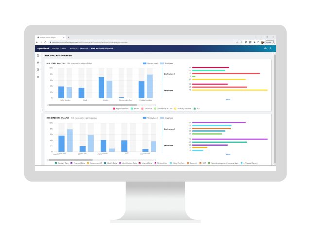 台式电脑显示OpenText CoreData Discovery & Risk Insights 