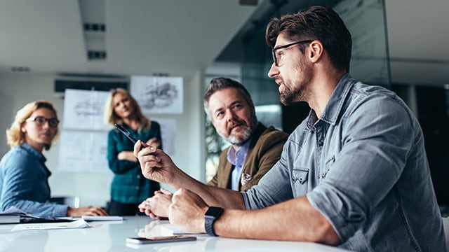 People in a meeting