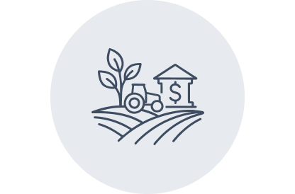 Leading agricultural finance logo