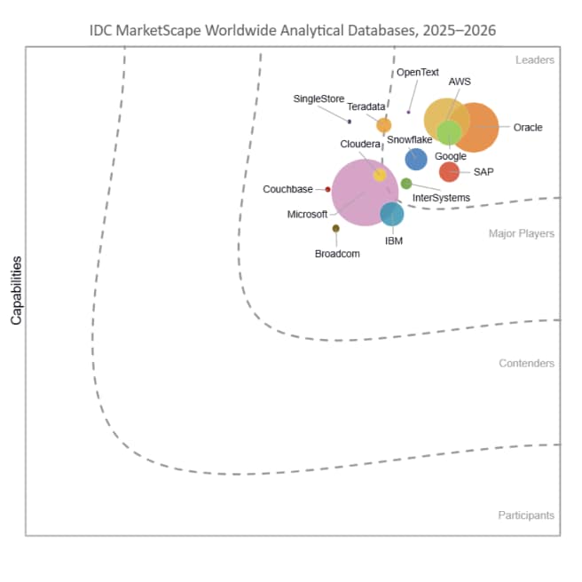 IDC MarketScape: Worldwide Analytical Databases Vendor Assessment image