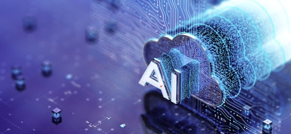 abstract image of an AI cloud