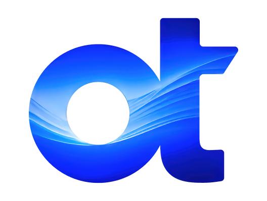 OT logo with a wave