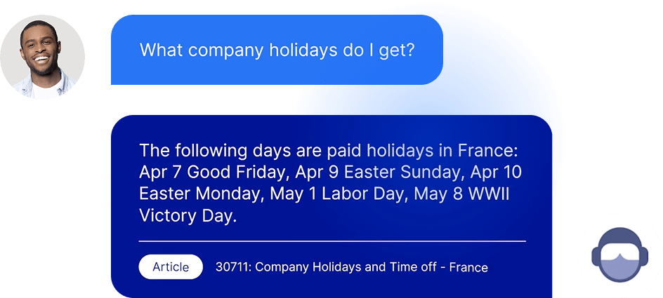 ai-powered options working in a chat window