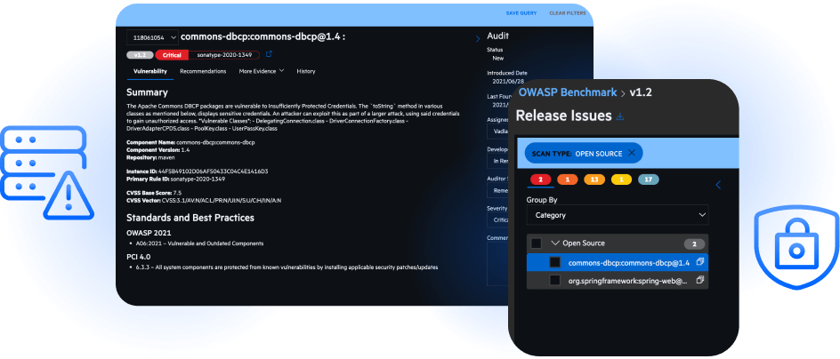 OpenText Core Application Security compliance control monitoring