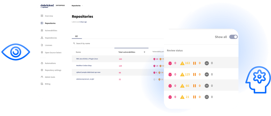 Repository view screenshot