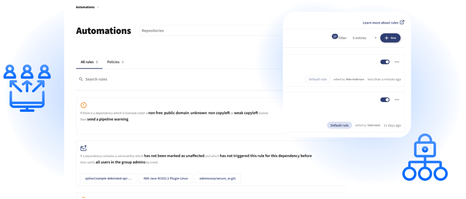 Automations view screenshot