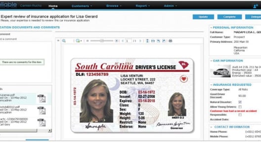Screenshot of an example use case of Case Management built on Documentum xCP