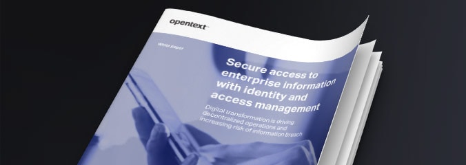 Secure to enterprise information with identity and access management