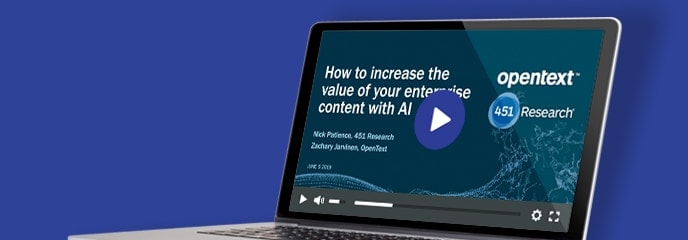 Webinar: How to increase the value of enterprise content with AI