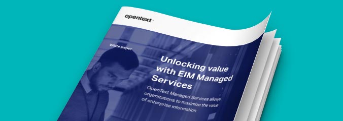 Unlocking value with EIM Managed Services