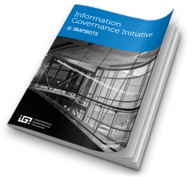 Information Governance Initiative snapshots special report: Real-World Insights from Practitioners in the Trenches asset thumbnail