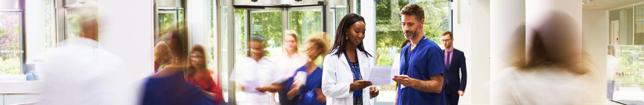 Healthcare industry banner